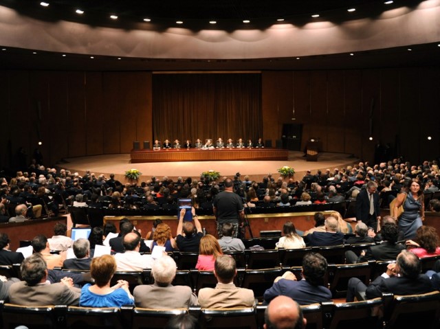 Imagen del acto de toma de posesión celebrado el 23 de julio de 2012