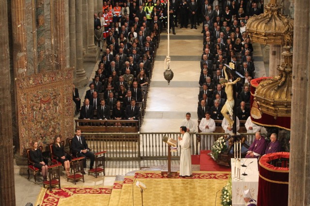 El Presidente del TC asiste al funeral oficial por las víctimas del accidente de Santiago de Compostela