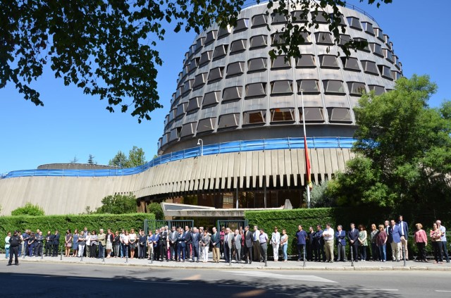 El Tribunal Constitucional guarda un minuto de silencio por las víctimas del atentado de Niza