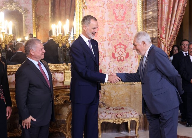 El Presidente del TC asiste al Almuerzo ofrecido por SSMM los Reyes en honor de los Reyes de Jordania