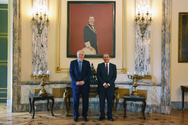 El Presidente del TC realiza una visita de cortesía al Presidente del Tribunal Supremo