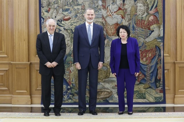 Audiencia de SM el Rey al Presidente del TC y a la Magistrada del Tribunal Supremo de EE.UU., Sonia Sotomayor