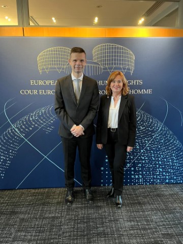 La Vicepresidenta del TC asiste a la apertura del año judicial en el Tribunal Europeo de Derechos Humanos