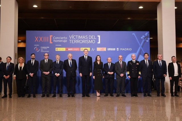 El Presidente del TC asiste al Concierto en homenaje a las Víctimas del Terrorismo, presidido por SSMM los Reyes