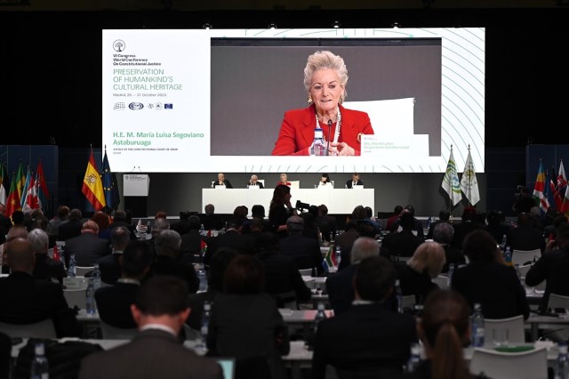 La preservación del patrimonio cultural de la humanidad, segunda sesión de la Conferencia Mundial de Justicia Constitucional de Madrid