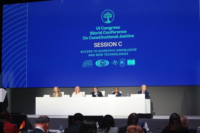 Sesión sobre el acceso al conocimiento científico y a las nuevas tecnologías de la Conferencia Mundial de Madrid