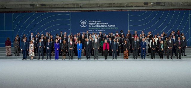 Clausura del VI Congreso de la Conferencia Mundial de Justicia Constitucional, presidido por SM el Rey
