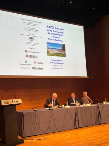 El Presidente del TC inaugura las XXXI Jornadas de la Asociación de Letrados del Tribunal Constitucional en Tarragona