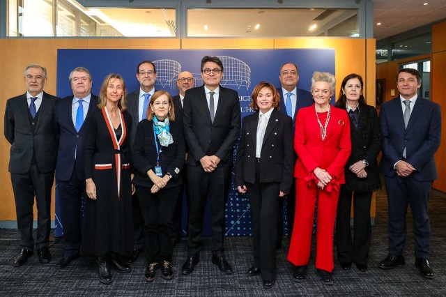 Apertura del año judicial del Tribunal Europeo de Derechos Humanos en Estrasburgo