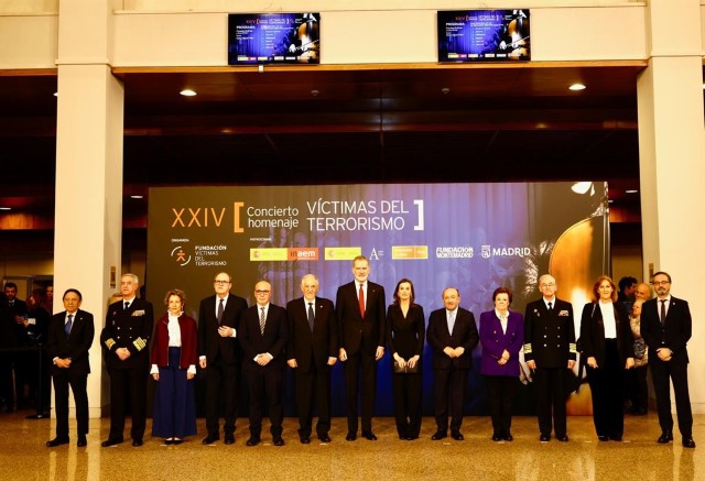 El Presidente del TC asiste al XIV Concierto "In Memoriam" organizado por la Fundación Víctimas del Terrorismo