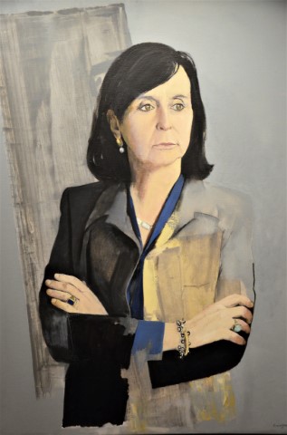 María Emilia Casas Baamonde, 2011, [Pintura, retrato. Lienzo] - Rafael Canogar (1935-)