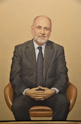 Francisco Pérez de los Cobos Orihuel [Pintura, retrato. Lienzo] - Hernán Cortés Moreno (1953-)